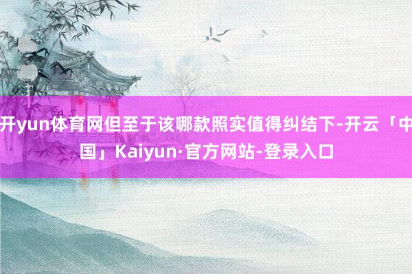 开yun体育网但至于该哪款照实值得纠结下-开云「中国」Kaiyun·官方网站-登录入口